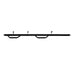 Smittybilt C1498CC Nerf Steps 14-15 Silverado/Sierra 1500 Crew Cab 6.6 Bed 4 Step Gloss Black Smittybilt - Truck Part Superstore