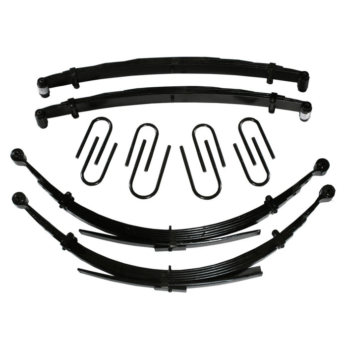 Skyjacker C160AKSS Lift Kit 6 Inch Lift For Use w/52 Inch Rear Springs Includes Front/Rear Leaf Springs Front/Rear U Bolt Kits Bushing Kit Brake Line Brackets 73-86 K10 Suburban 73-74 GMC K15/K1500 Suburban Skyjacker - Truck Part Superstore