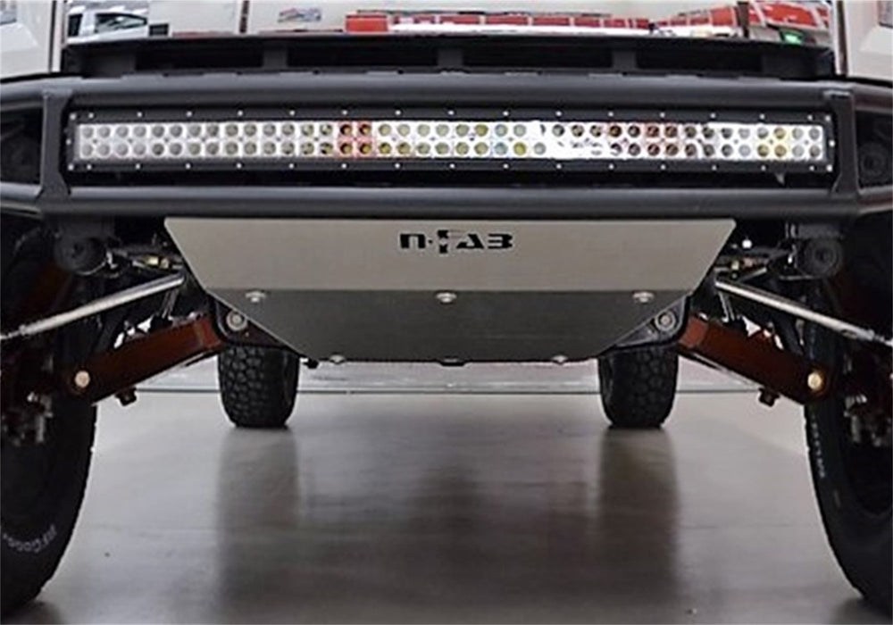 N-Fab C161MRDS-TX M-RDS PreRunner Front Bumper (1 Pc)-16-18 (19 Leg) Silv 1500-TX Blk - Truck Part Superstore