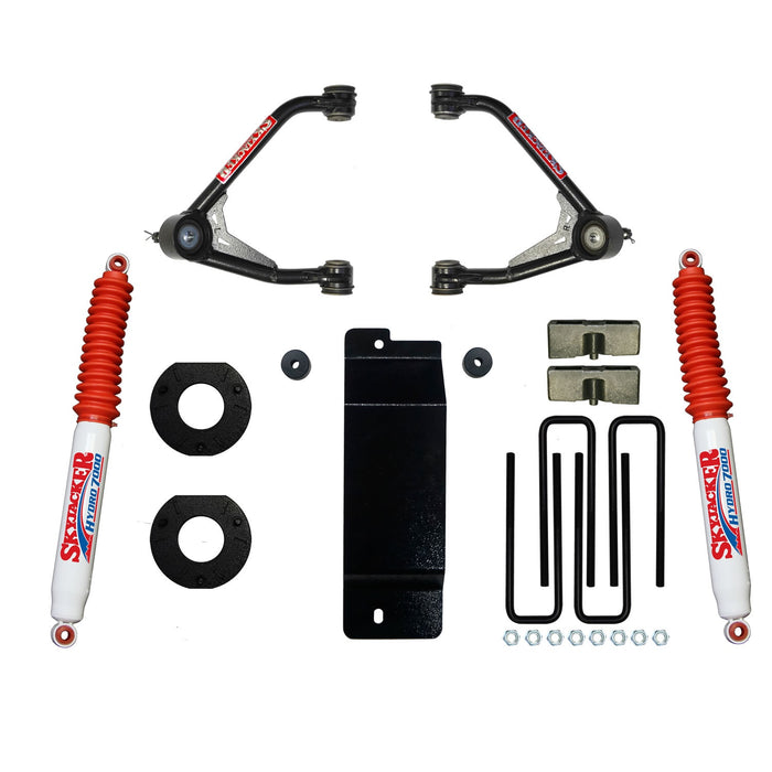 Skyjacker C17350PAH 3.5-4 Inch Upper Control Arm Lift Kit With Hydro 7000 Rear Shocks - Truck Part Superstore