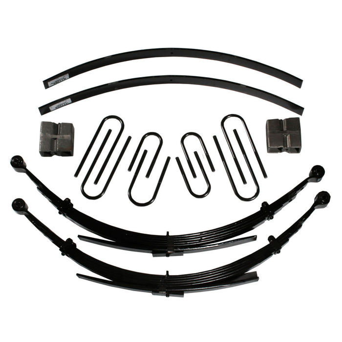 Skyjacker C180BK8 Lift Kit 8 Inch Lift 88 Chevrolet V20 Suburban 88-91 GMC V2500 Suburban 89-91 Chevrolet V2500 Suburban Includes Front Leaf Springs Front/Rear U Bolt Kits Bushing Kit Rear Blocks Brake Line Bracket Rear Add-A-Leafs Skyjacker - Truck Part Superstore