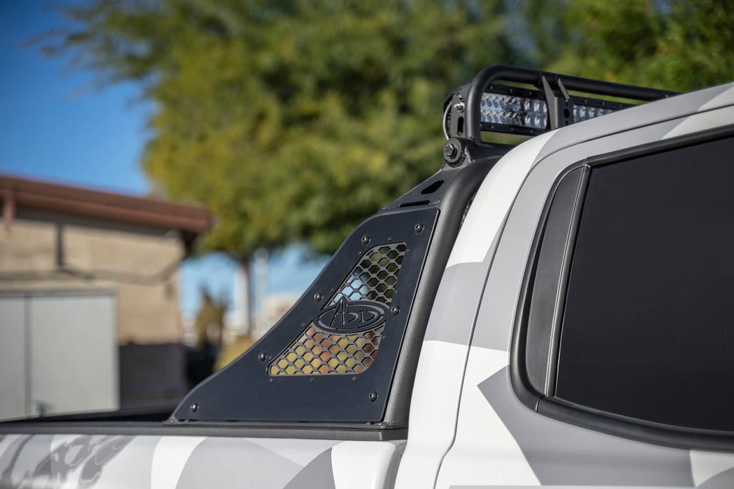 Addictive Desert Designs C225952430103 Race Series Rack; Hammer Black; Satin Black Panels; - Truck Part Superstore
