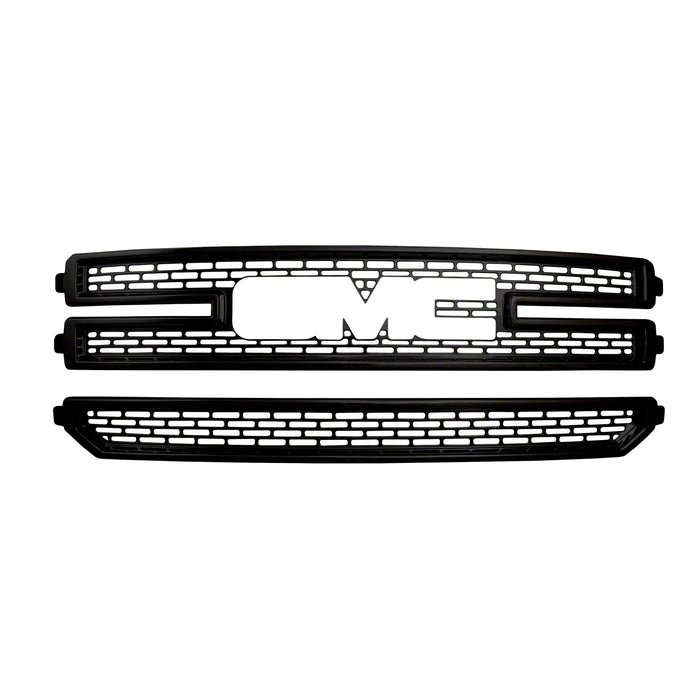 Coast To Coast IWCGI141BLK Grill Overlay; Mesh; Painted; Gloss Black; ABS Plastic - Truck Part Superstore