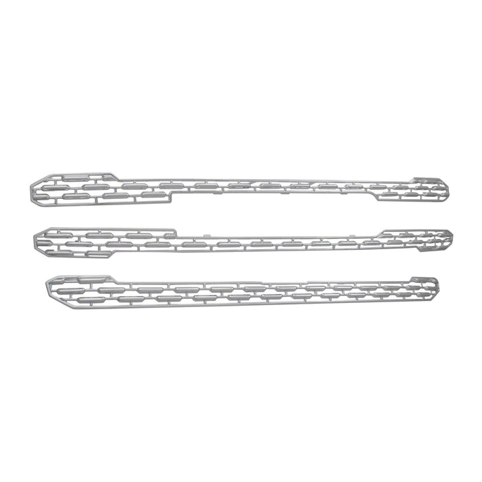 Coast To Coast GI163 Overlay; Honeycomb Style; 3 Piece; Chrome Plated; ABS Plastic - Truck Part Superstore