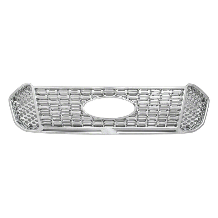 Coast To Coast IWCGI169 Grill Overlay; Mesh OEM Look; Chrome Plated; Chrome; ABS Plastic - Truck Part Superstore