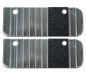 Owens Products C7000EC End Caps for Owens Classic Running Boards / Extruded Aluminum / Bright / Pair / Owens Products - Truck Part Superstore
