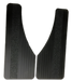 Owens Products C7000MFB Mud Flaps Owens Classic Aluminum Mudflaps / Moon Cut / Extruded Aluminum / Universal Fit / 6.5 x 16 / Black / Owens Products - Truck Part Superstore