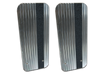 Owens Products C7000RSG Stone Guards for Running Boards / Rectangular / Extruded Aluminum / Bright / Pair / Owens Products - Truck Part Superstore