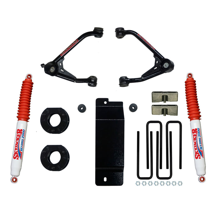 Skyjacker C7350PH 3.5-4 Inch Upper Control Arm Lift Kit With Hydro 7000 Rear Shocks - Truck Part Superstore