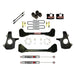 Skyjacker C7360PK-M Suspension Lift Kit w/Shock M95 Performance Shocks 4 Inch Lift 07-13 Silverado/Sierra 1500 07 GMC Sierra 1500 Classic Incl. Knuckles Crossmembers Front Spacer Block UBolt Skyjacker - Truck Part Superstore