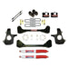 Skyjacker C7360PK-N Suspension Lift Kit w/Shock Nitro Shocks 4 Inch Lift 07-13 Silverado/Sierra 1500 07 GMC Sierra 1500 Classic Incl. Knuckles Crossmembers Front Spacer Block UBolt Skyjacker - Truck Part Superstore