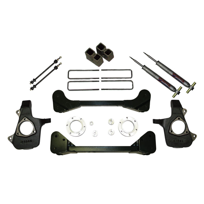 Skyjacker C7361PK Lift Kit 3.5-4 Inch Lift 07-13 Silverado/Sierra 1500 Includes Front Struts And Rear Blocks Skyjacker - Truck Part Superstore