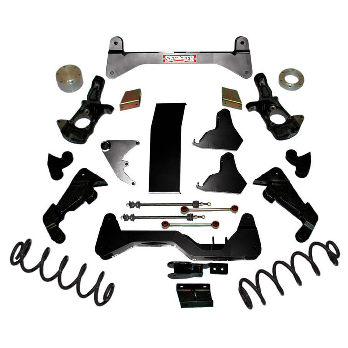 Skyjacker C9631K Lift Kit 6 Inch Lift 00-06 Tahoe/ Yukon/Avalanche 1500 Includes Knuckles Skid Plate Torsion Bar Drop Bracket Coils Skyjacker - Truck Part Superstore