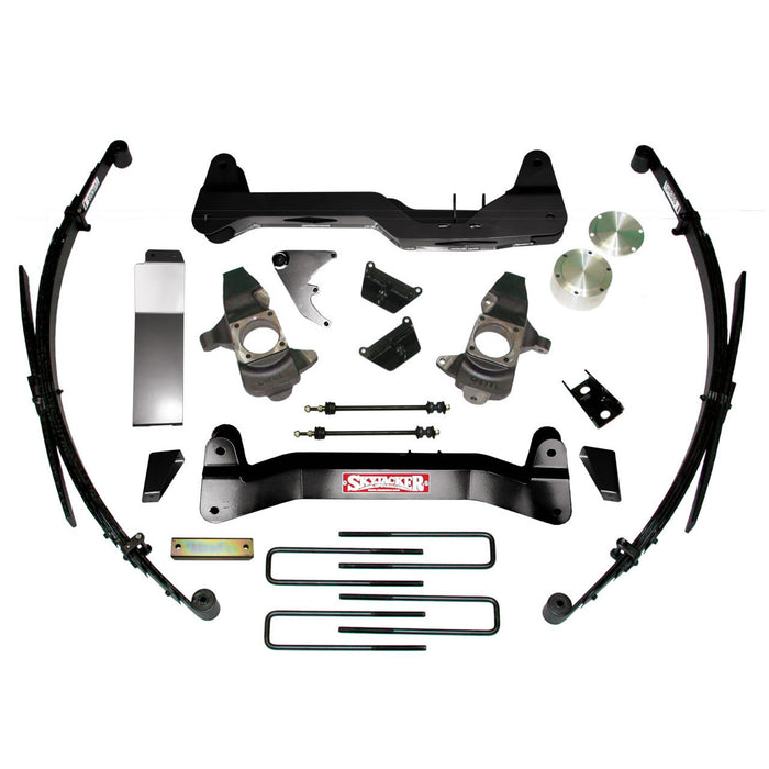 Skyjacker C9681KS-NSP Lift Kit 6 Inch Lift 01-10 Silverado/Sierra 2500 HD Includes Rear Springs Knuckles Torsion Bar Drop Bracket No Skid Plate Skyjacker - Truck Part Superstore