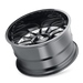 CALI OFF-ROAD 9110-2983BM-12 SUMMIT (9110) GLOSS BLACK/MILLED SPOKES 20X9 6-139.7 -12mm 106mm - Truck Part Superstore