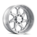 CALI OFF-ROAD 9111-24281BGC SEVENFOLD (9111) BRUSHED & CLEAR COATED 24X12 8-165.1 -51mm 130.8mm - Truck Part Superstore
