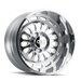 CALI OFF-ROAD 9113-22270P PARADOX (9113) POLISHED/MILLED SPOKES 22X12 8-170 -51mm 125.2mm - Truck Part Superstore