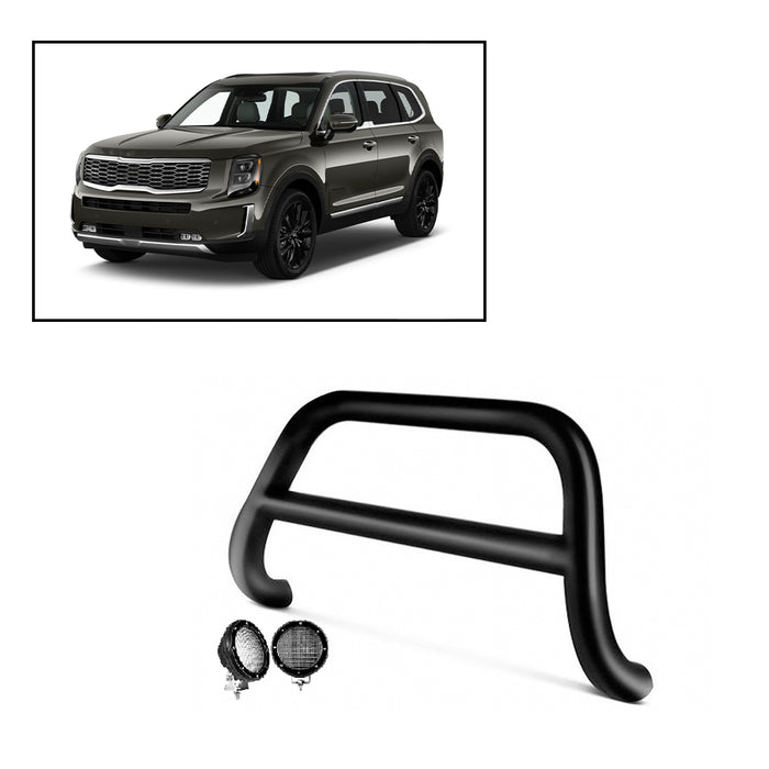 Black Horse Off Road CBB-B7502-PLFB Black Steel No skid plate - Truck Part Superstore