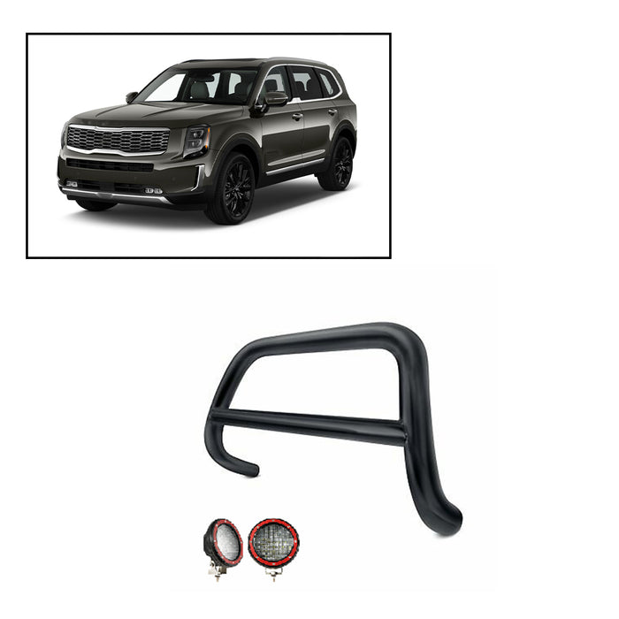 Black Horse Off Road CBB-B7502-PLFR Black Steel No skid plate - Truck Part Superstore