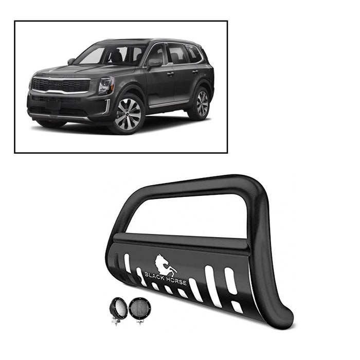 Black Horse Off Road CBB-B7502SP-PLFB Black Steel Skid Plate - Truck Part Superstore