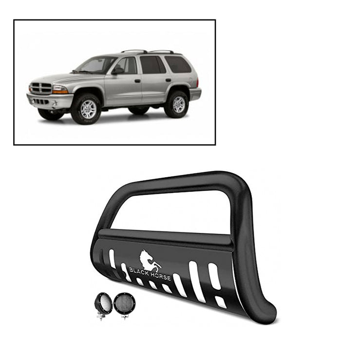 Black Horse Off Road CBB-DOB2001SP-PLFB Black Steel Skid Plate - Truck Part Superstore