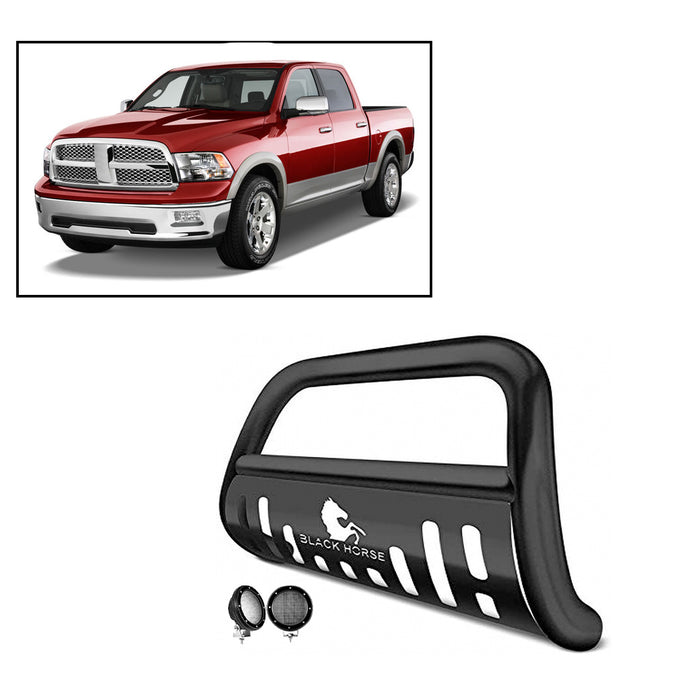 Black Horse Off Road CBB-DOE1011SP-PLFB Black Steel Skid Plate - Truck Part Superstore