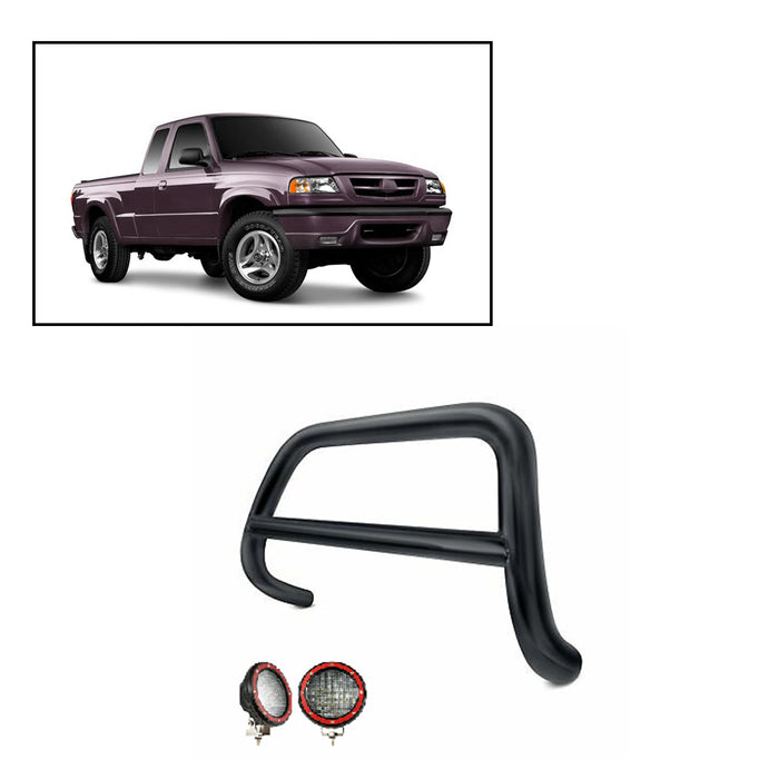 Black Horse Off Road CBB-FOB1501-PLFR Black Steel No skid plate - Truck Part Superstore