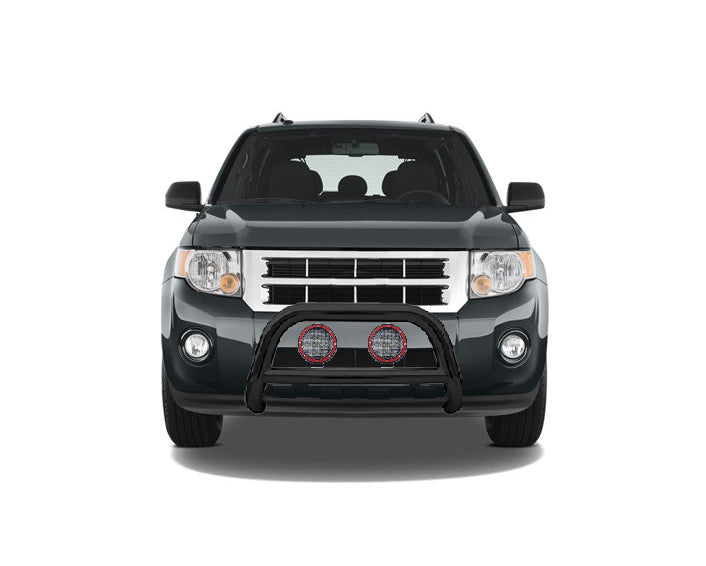 Black Horse Off Road CBB-FOB2601-PLFR Black Steel No skid plate - Truck Part Superstore