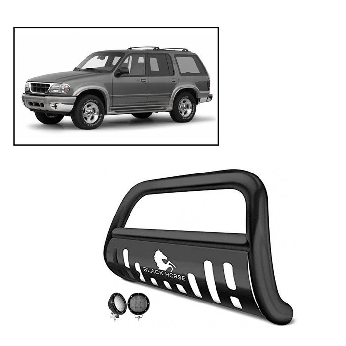 Black Horse Off Road CBB-FOB2701SP-PLFB Black Steel Skid Plate - Truck Part Superstore