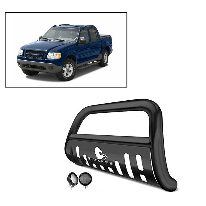 Black Horse Off Road CBB-FOB2801SP-PLFB Black Steel Skid Plate - Truck Part Superstore