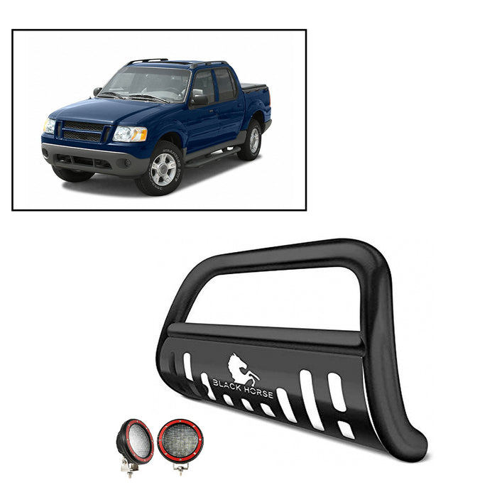 Black Horse Off Road CBB-FOB2801SP-PLFR Black Steel Skid Plate - Truck Part Superstore