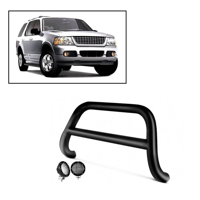 Black Horse Off Road CBB-FOB2901-PLFB Black Steel No skid plate - Truck Part Superstore