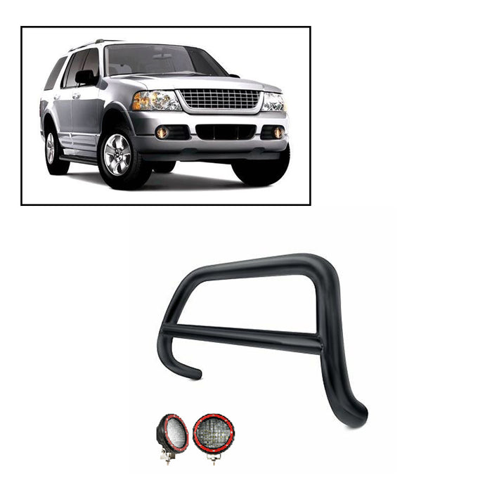 Black Horse Off Road CBB-FOB2901-PLFR Black Steel No skid plate - Truck Part Superstore