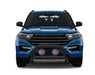 Black Horse Off Road CBB-FOB5802-PLFR Black Steel No skid plate License Plate Relocation Included - Truck Part Superstore