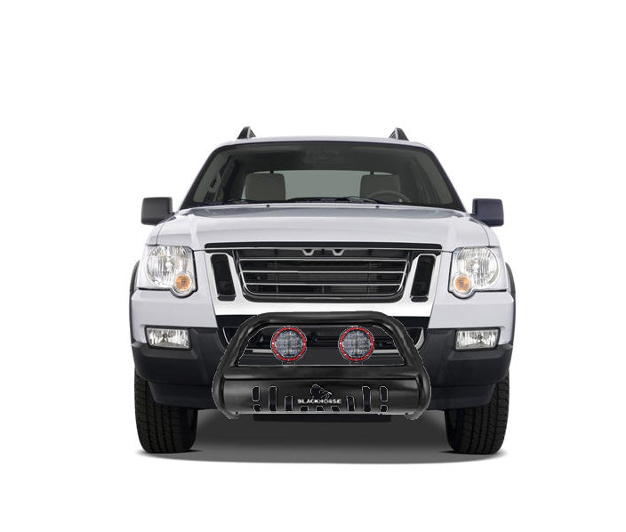 Black Horse Off Road CBB-FOC2005SP-PLFR Black Steel Skid Plate - Truck Part Superstore
