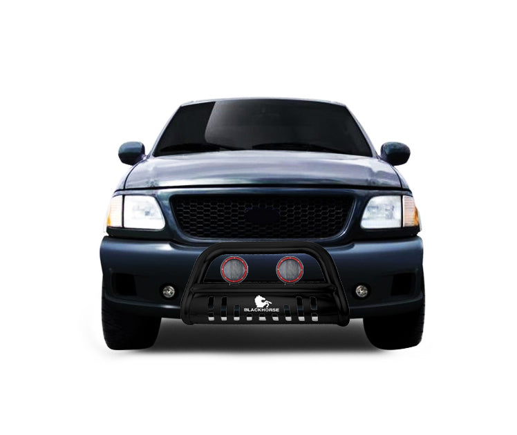 Black Horse Off Road CBB-FOC2105SP-PLFR Black Steel Skid Plate - Truck Part Superstore