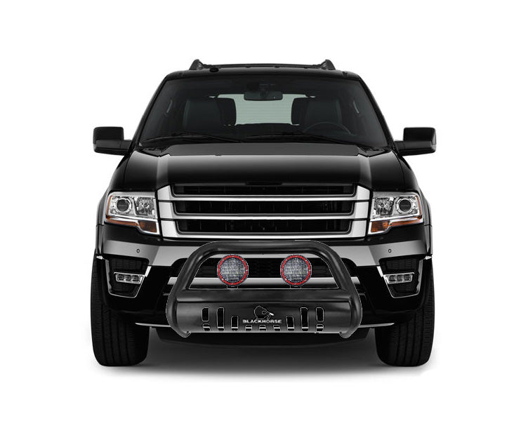 Black Horse Off Road CBB-FOE2011SP-PLFR Black Steel Skid Plate - Truck Part Superstore