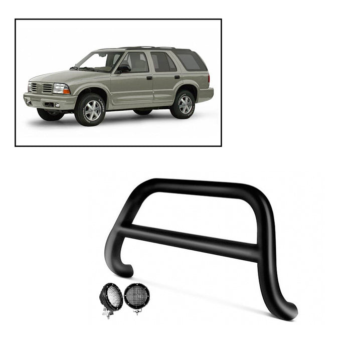 Black Horse Off Road CBB-GMB1701-PLFB Black Steel No skid plate - Truck Part Superstore