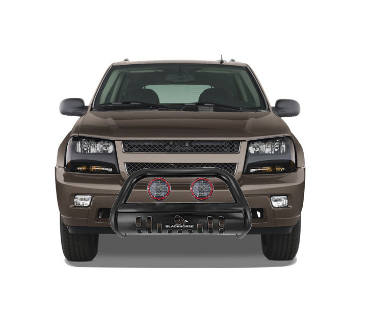 Black Horse Off Road CBB-GMC3005SP-PLFR Black Steel Skid Plate - Truck Part Superstore