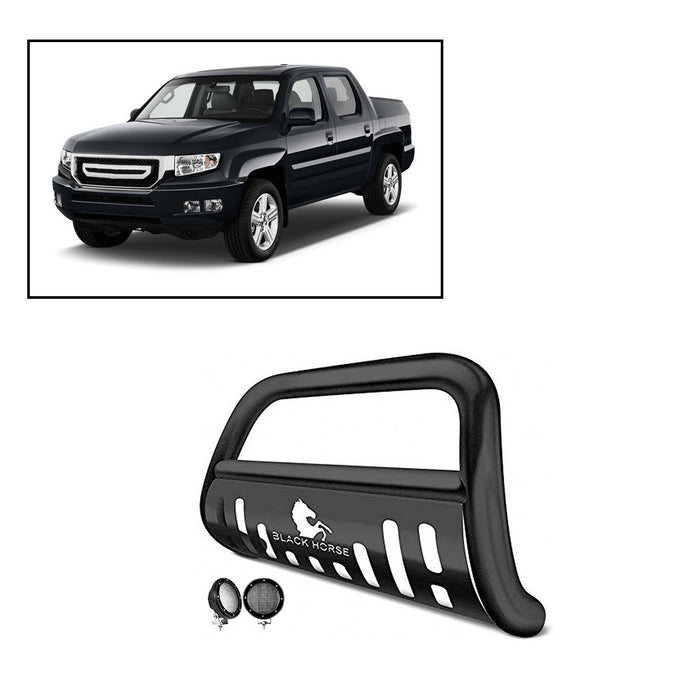 Black Horse Off Road CBB-HOC5005SP-PLFB Black Steel Skid Plate - Truck Part Superstore