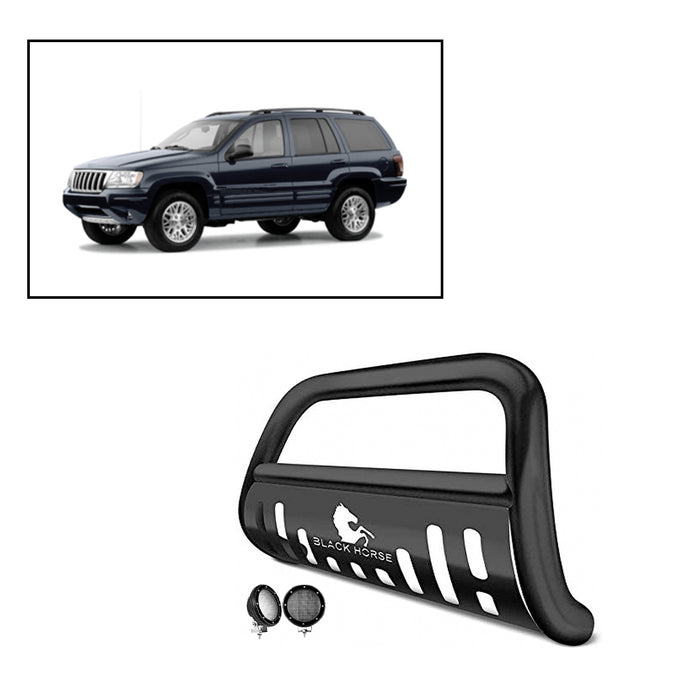 Black Horse Off Road CBB-JEB4001SP-PLFB Black Steel Skid Plate - Truck Part Superstore