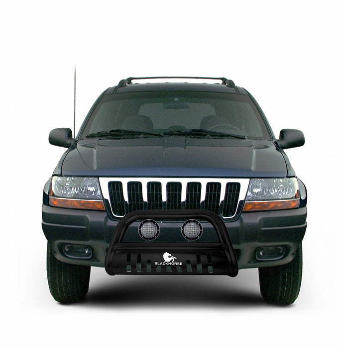 Black Horse Off Road CBB-JEB4001SP-PLFB Black Steel Skid Plate - Truck Part Superstore