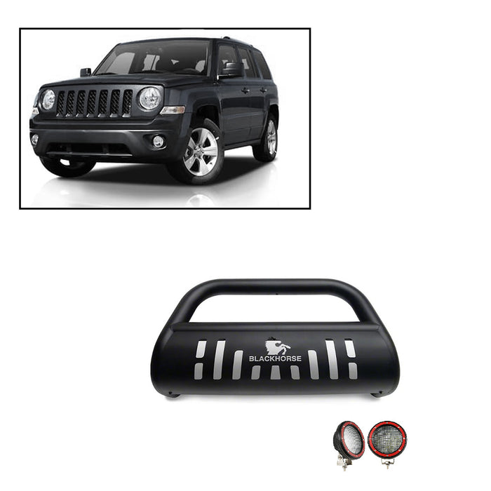 Black Horse Off Road CBB-JEB9001SP-PLFR Black Steel Skid Plate - Truck Part Superstore