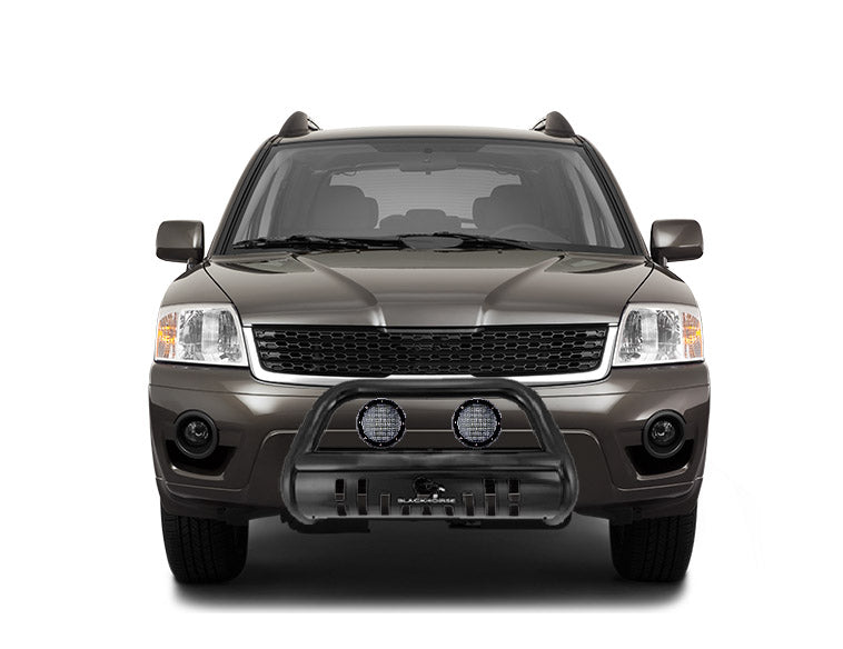 Black Horse Off Road CBB-MIB8001SP-PLFB Black Steel Skid Plate - Truck Part Superstore