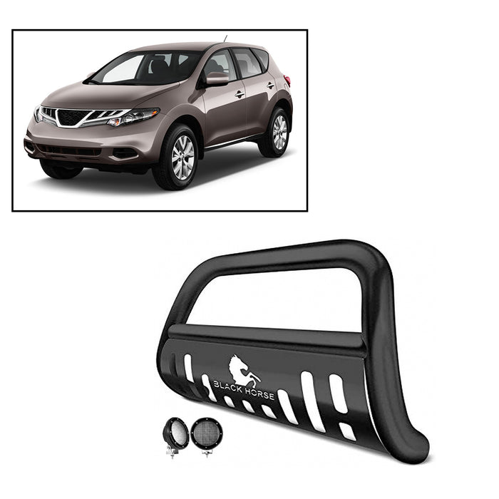 Black Horse Off Road CBB-NIA1502SP-PLFB Black Steel Skid Plate - Truck Part Superstore