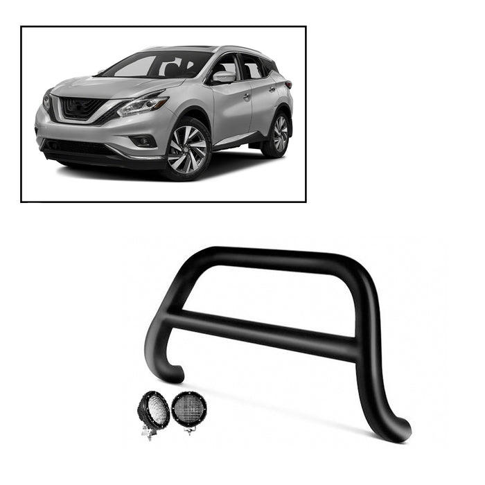 Black Horse Off Road CBB-NIA1602-PLFB Black Steel No skid plate - Truck Part Superstore