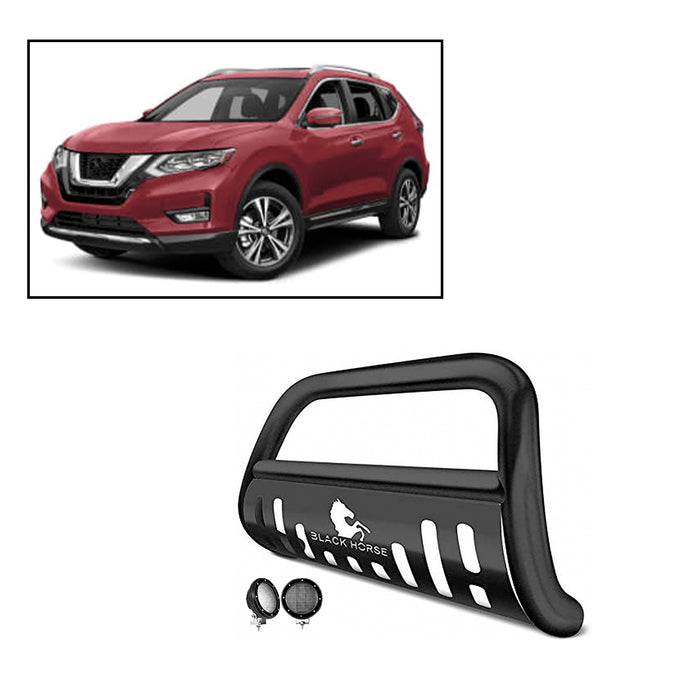 Black Horse Off Road CBB-NIA1702SP-PLFB Black Steel Skid Plate - Truck Part Superstore