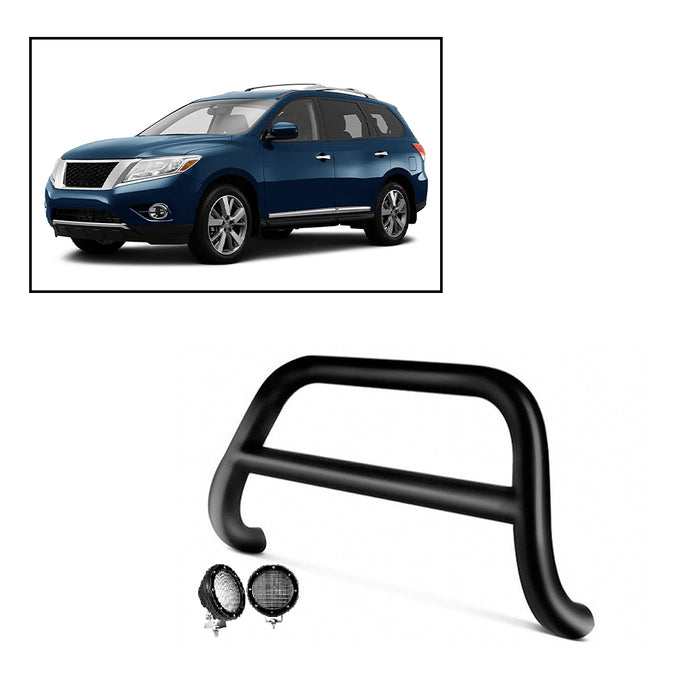 Black Horse Off Road CBB-NIA1802-PLFB Black Steel No skid plate - Truck Part Superstore