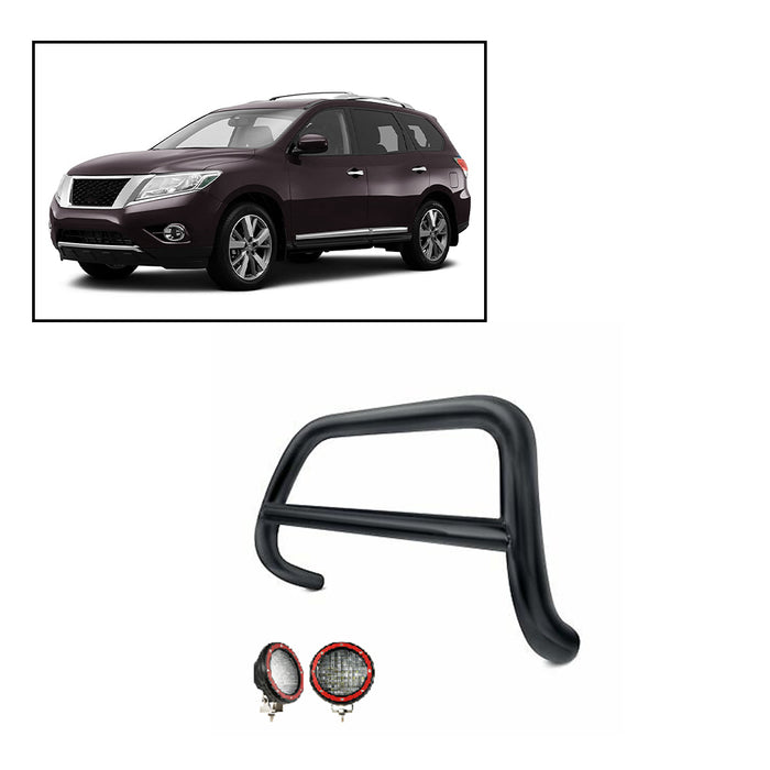 Black Horse Off Road CBB-NIA1802-PLFR Black Steel No skid plate - Truck Part Superstore