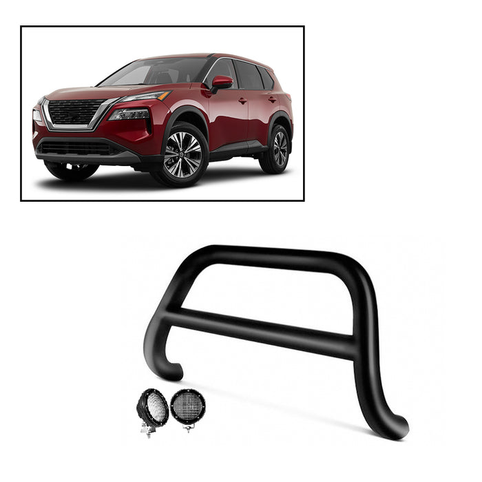 Black Horse Off Road CBB-NIA902-PLFB Black Steel No skid plate - Truck Part Superstore